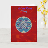 Endless Knot Chang Kaart (Gele Bloem)