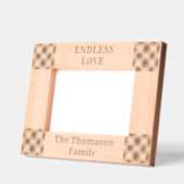 Endless Love Custom Familienaam Afbeelding Lijst Gegraveerde Lijstjes (Links)