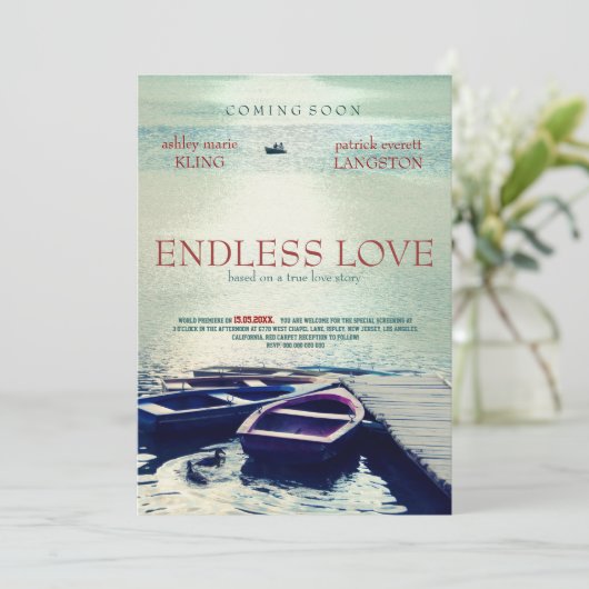 ENDLESS LOVE film poster stijl Kaart (Staand voorkant)
