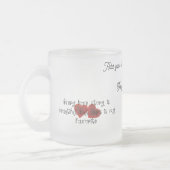Endless Love Glass-Mok - ideaal cadeau voor koppel Matglas Koffiemok (Links)
