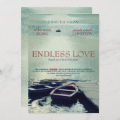 ENDLESS LOVE poster filmstijl Kaart (Voorkant / Achterkant)