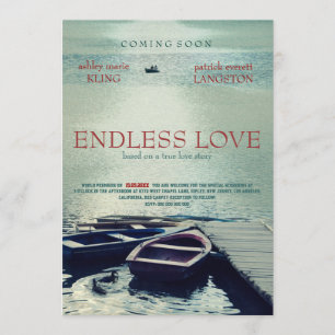 ENDLESS LOVE poster filmstijl Kaart