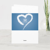 Endless Path met Heart Cloud - Valentijnsdag Kaart (Achterkant)