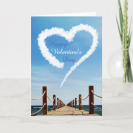 Endless Path met Heart Cloud - Valentijnsdag Kaart