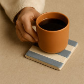 Endless Stripes Coastal Dune Stenen Onderzetter