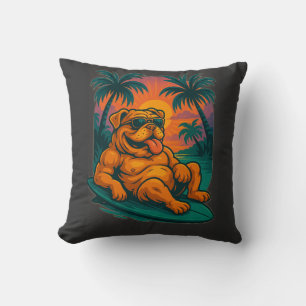 Endless Summer Bulldog - Retro Surf Kussen