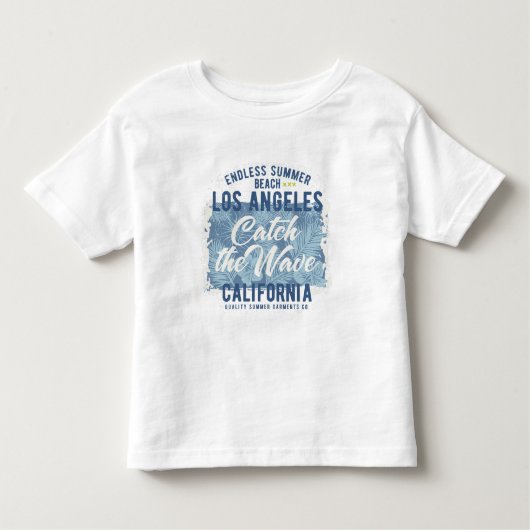 Endless Summer– Los Angeles Catch the Wave Kinder Shirts (Voorkant)