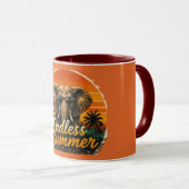 Endless Summer Olifant Beker Rood Mok (Voorkant rechts)