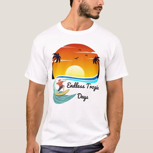 Endless Tropic Days T-shirt (Voorkant)
