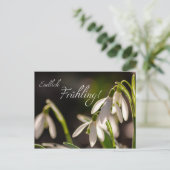 Endlich Frühling. Briefkaart (Staand voorkant)