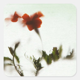 Endlich Frühling! Vierkante Sticker