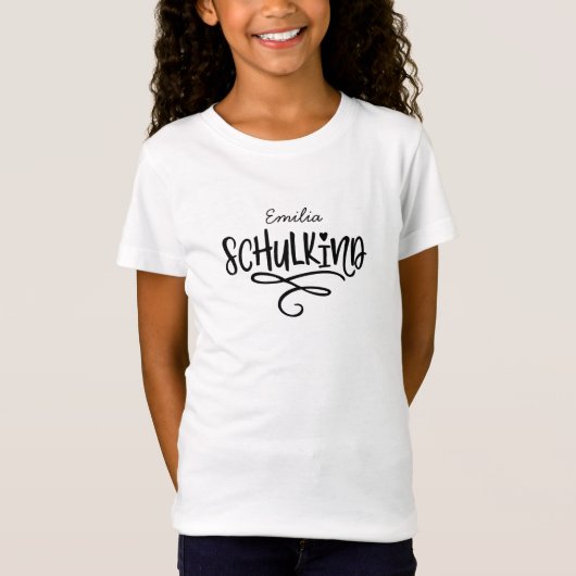 Endlich Schulkind Schultuete 1 Klasse Einschulung T-shirt (Voorkant)