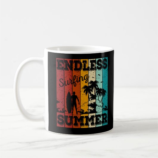 Endloser Surf Sommer Koffiemok (Links)