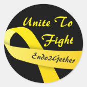 Endo2Gether logo sticker (Voorkant)