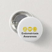 Endo is HELL! Ronde Button 3,2 Cm (Voorkant /achterkant)
