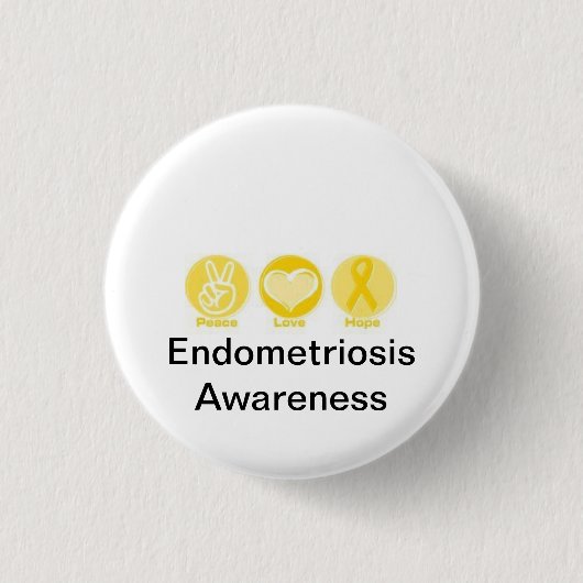 Endo is HELL! Ronde Button 3,2 Cm (Voorkant)