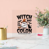 Endo Nurse Halloween Gastrointestinaal Nurse Ghost Acryl Bord (Huwelijk)