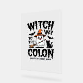 Endo Nurse Halloween Gastrointestinaal Nurse Ghost Acryl Bord (Hoek)