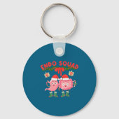Endo Squad Nurse Stomach Santa Hat Endoscopy Tech  Sleutelhanger (Voorkant)