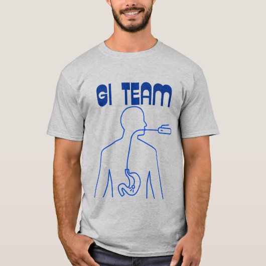 Endo Team, GI team, GI lab, Endoscopie team T-shirt (Voorkant)