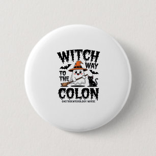 Endo-verpleegster Halloween Gastro-intestinale ver Ronde Button 5,7 Cm