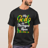 Endo Warrior My God is Stronger Than Endometriosis T-shirt (Voorkant)