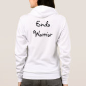 Endo Warrior Yellow Ribbon Hoodie Endometriosis (Achterkant)