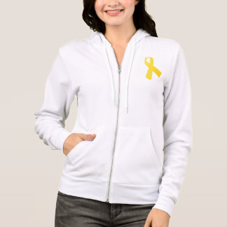 Endo Warrior Yellow Ribbon Hoodie Endometriosis