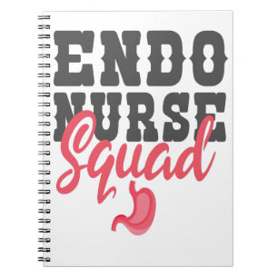 Endo Zurse Squad Funny Nursing Student Gift Notitieboek