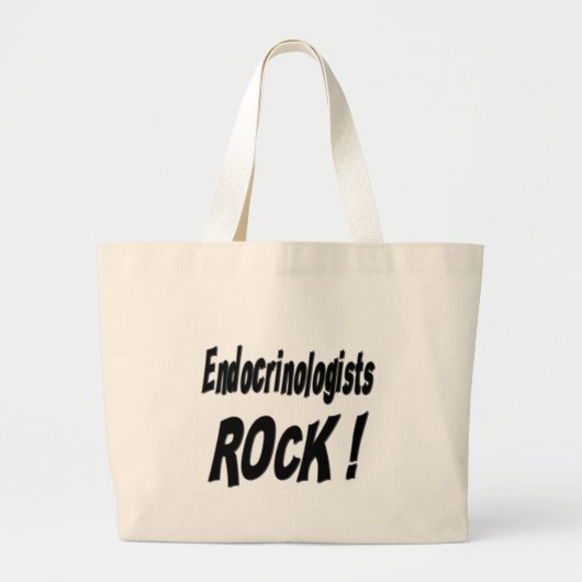 Endocrinologen Rock! canvas tas (Voorkant)