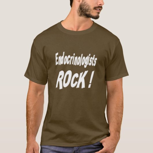 Endocrinologen Rock! T-shirt (Voorkant)