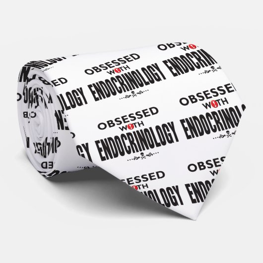 Endocrinologie geobsedeerd stropdas (Opgerold)