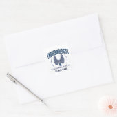 Endocrinoloog Hormoonzorg Design Vierkante Sticker (Envelop)