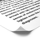 Endocrinoloog Poster (Hoek)