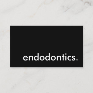 endodontica. visitekaartje