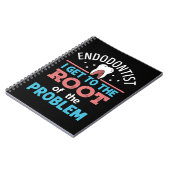 Endodontist Grappige Root van het probleem Endodon Notitieboek (Linkerzijde)
