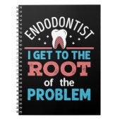 Endodontist Grappige Root van het probleem Endodon Notitieboek (Voorkant)