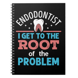 Endodontist Grappige Root van het probleem Endodon Notitieboek