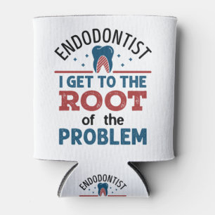 Endodontist ik kom bij de wortel van het probleem blikjeskoeler