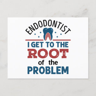 Endodontist ik kom bij de wortel van het probleem briefkaart