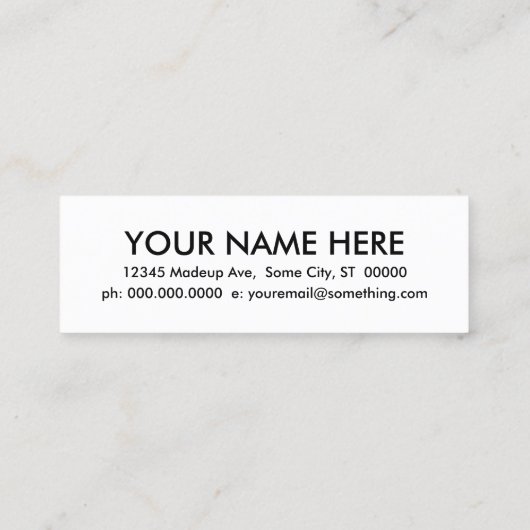 endodontist. mini visitekaartje (Achterkant)