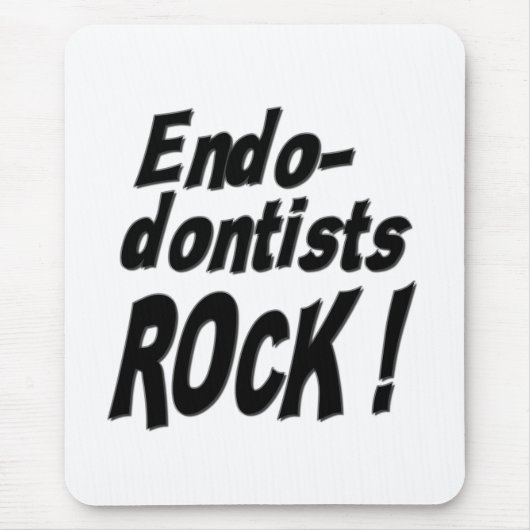 Endodontisten Rock! Mousepad Muismat (Voorkant)