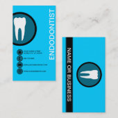Endodontistische bubbels visitekaartje (Voorkant / Achterkant)