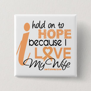 Endometriale kanker blijft hopen op mijn vrouw vierkante button 5,1 cm