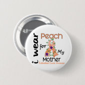 Endometriale kanker Ik Draag voor mijn moeder 43 Ronde Button 5,7 Cm (Voorkant /achterkant)
