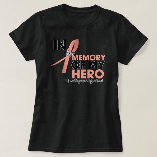 Endometriale kanker in herinnering gebracht in mij t-shirt (Design voorkant)