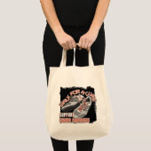 Endometriale kanker loopt voor een crème tote bag (Voorkant (product))