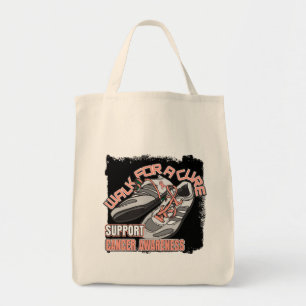 Endometriale kanker loopt voor een crème tote bag