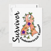Endometriale kanker Overleving 15 Briefkaart (Voorkant / Achterkant)