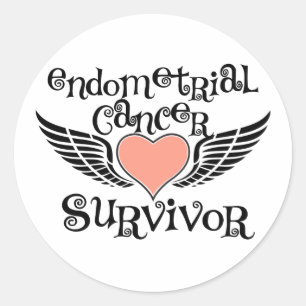 Endometriale kanker Overleving Ronde Sticker